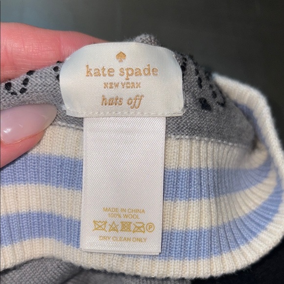 Kate Spade Boston Terrier/Frenchie Beanie - Picture 3 of 3